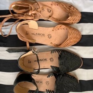 Handmade authentic Mexican huaraches - Size 7